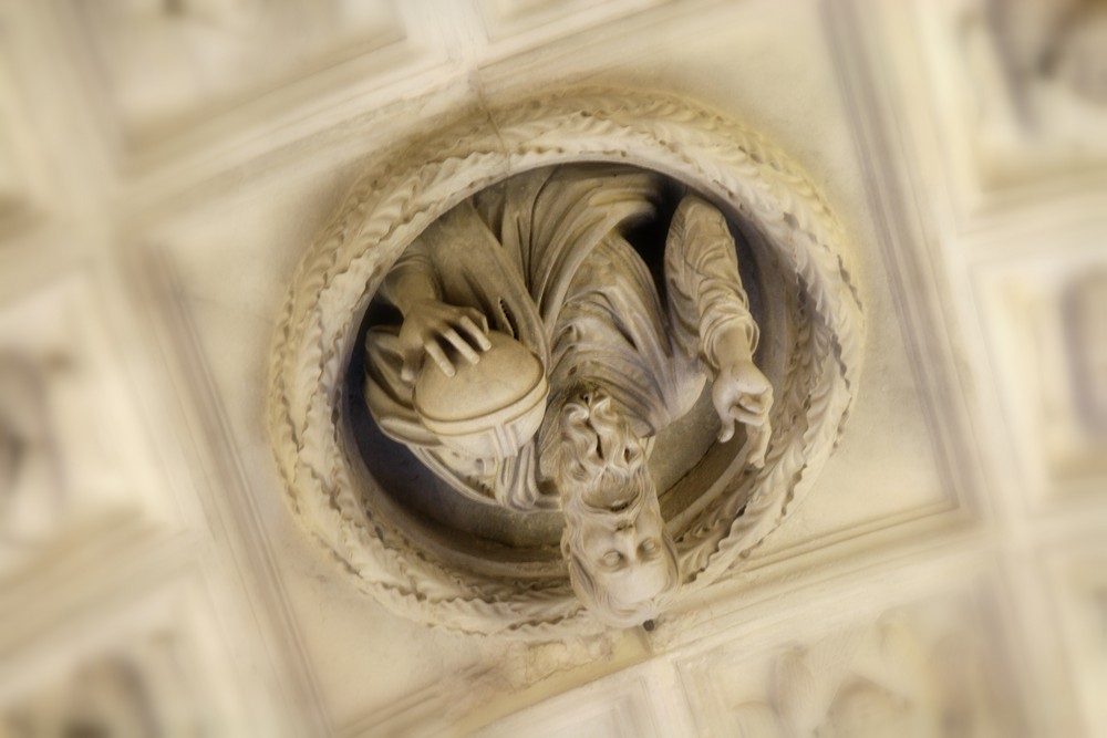 Ceiling relief, Chapel of St. John, Trogir
